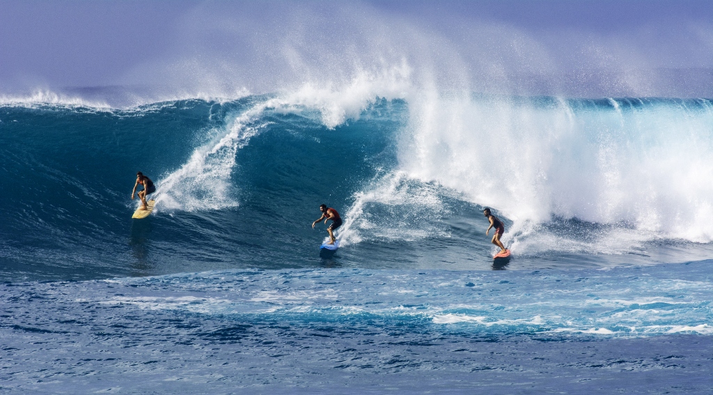 Surfing in Hawaii